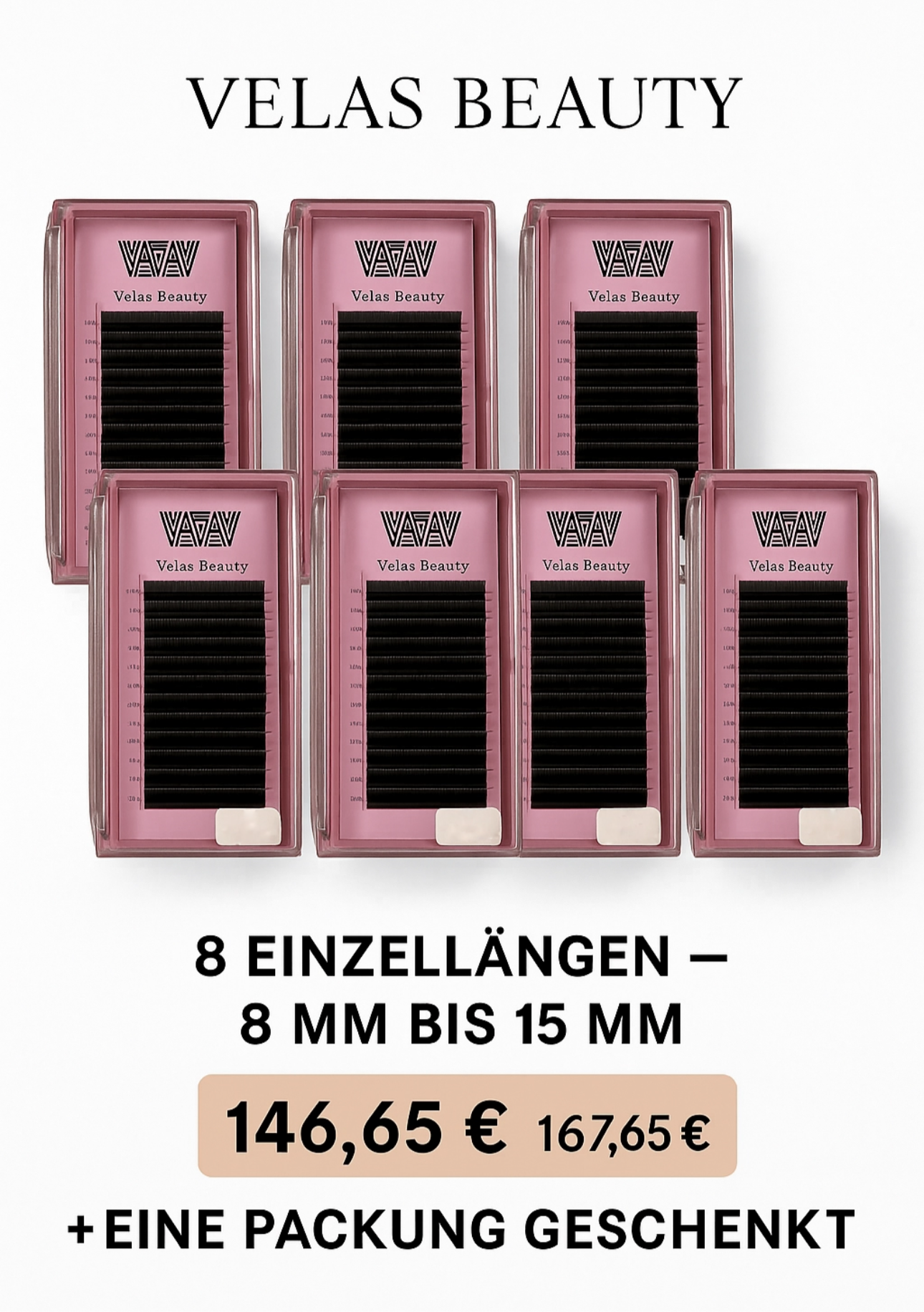 Wimpernpaket 0,05 D + eine Packung gratis