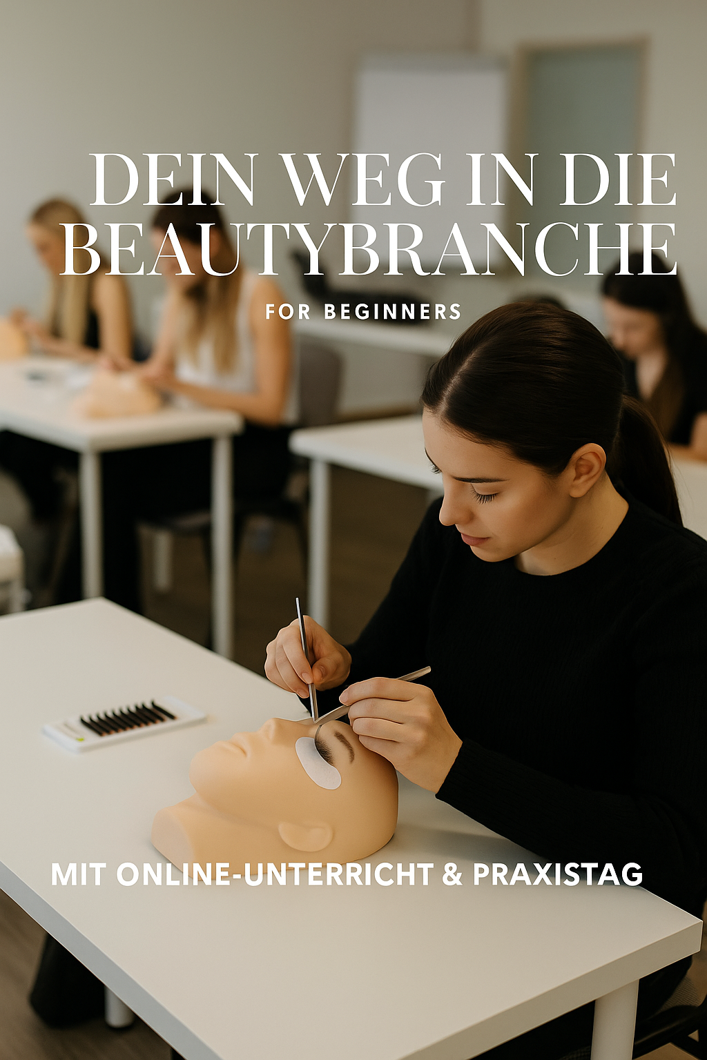 Wimpernschulung für Anfänger – mit Praxistag & Online Unterricht