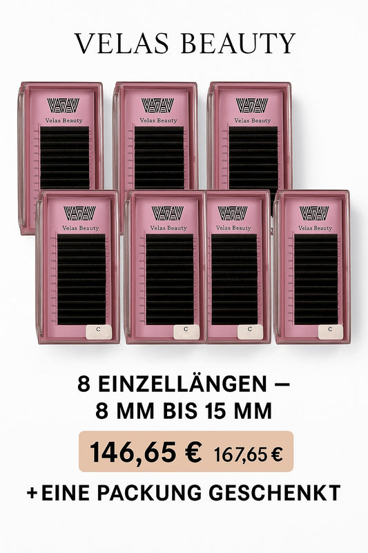 Wimpernpaket 0,03 c curl + 1 Gratis