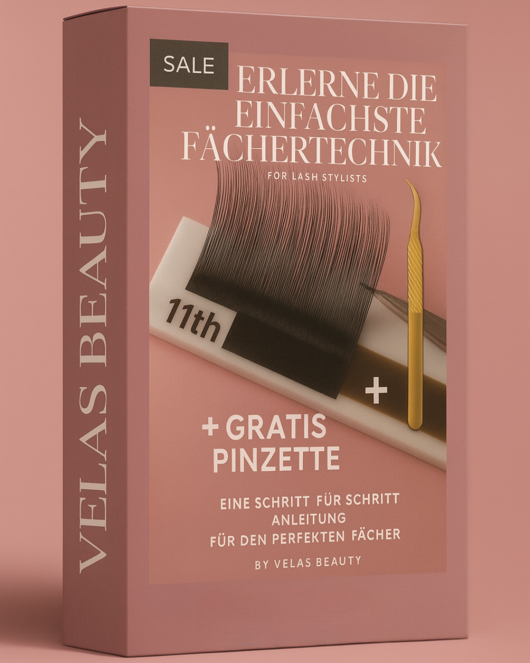 Fächertechnik Online Kurs + 1 gratis Volumenpinzette