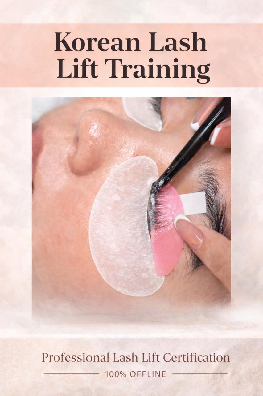 Koreanisches Wimpernlifting online Training inkl. Starterset
