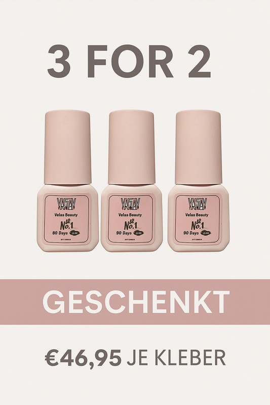 Wimpernpaket deluxe + 1 gratis Kleber