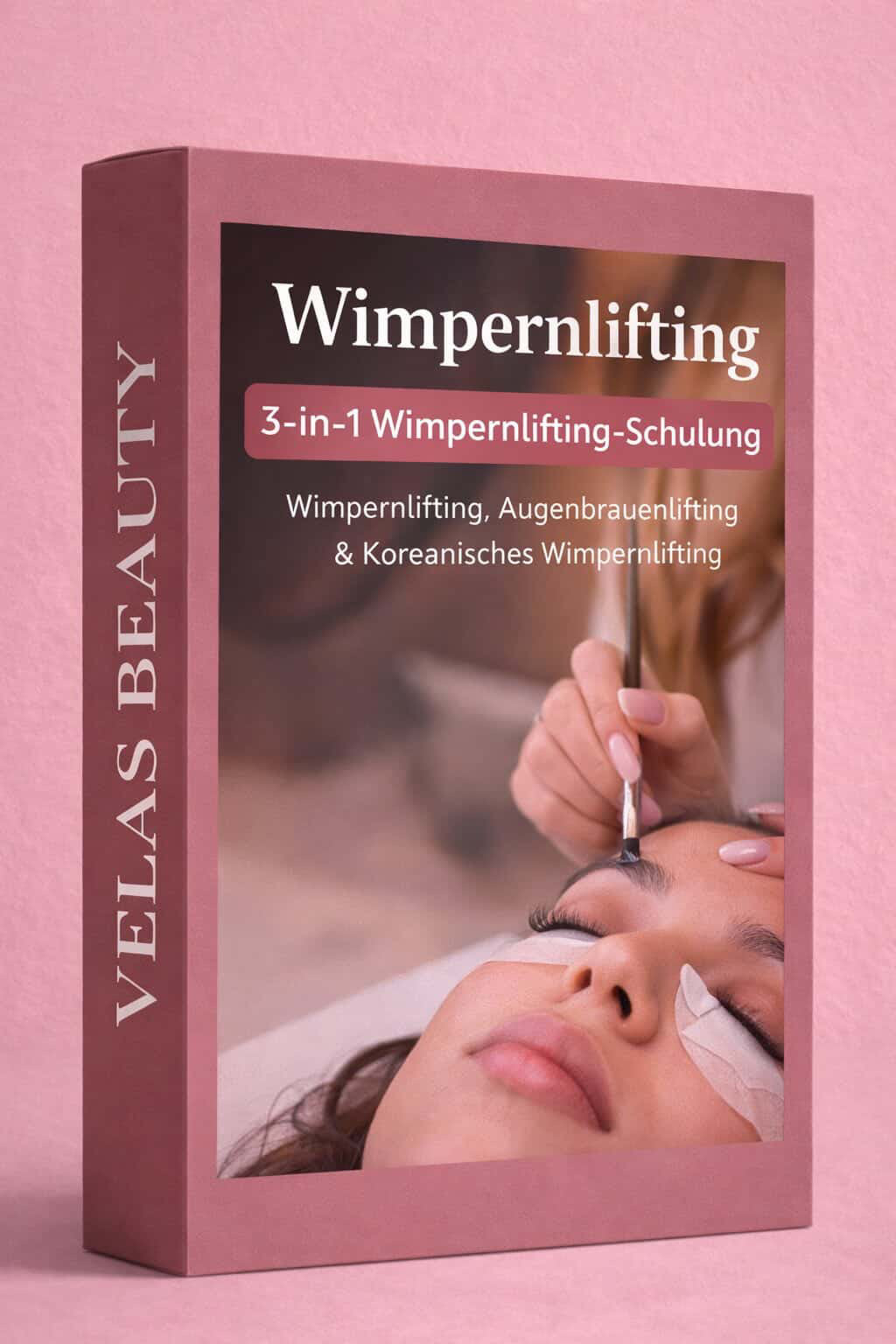 3-in -1 Wimpernlifting online Schulung