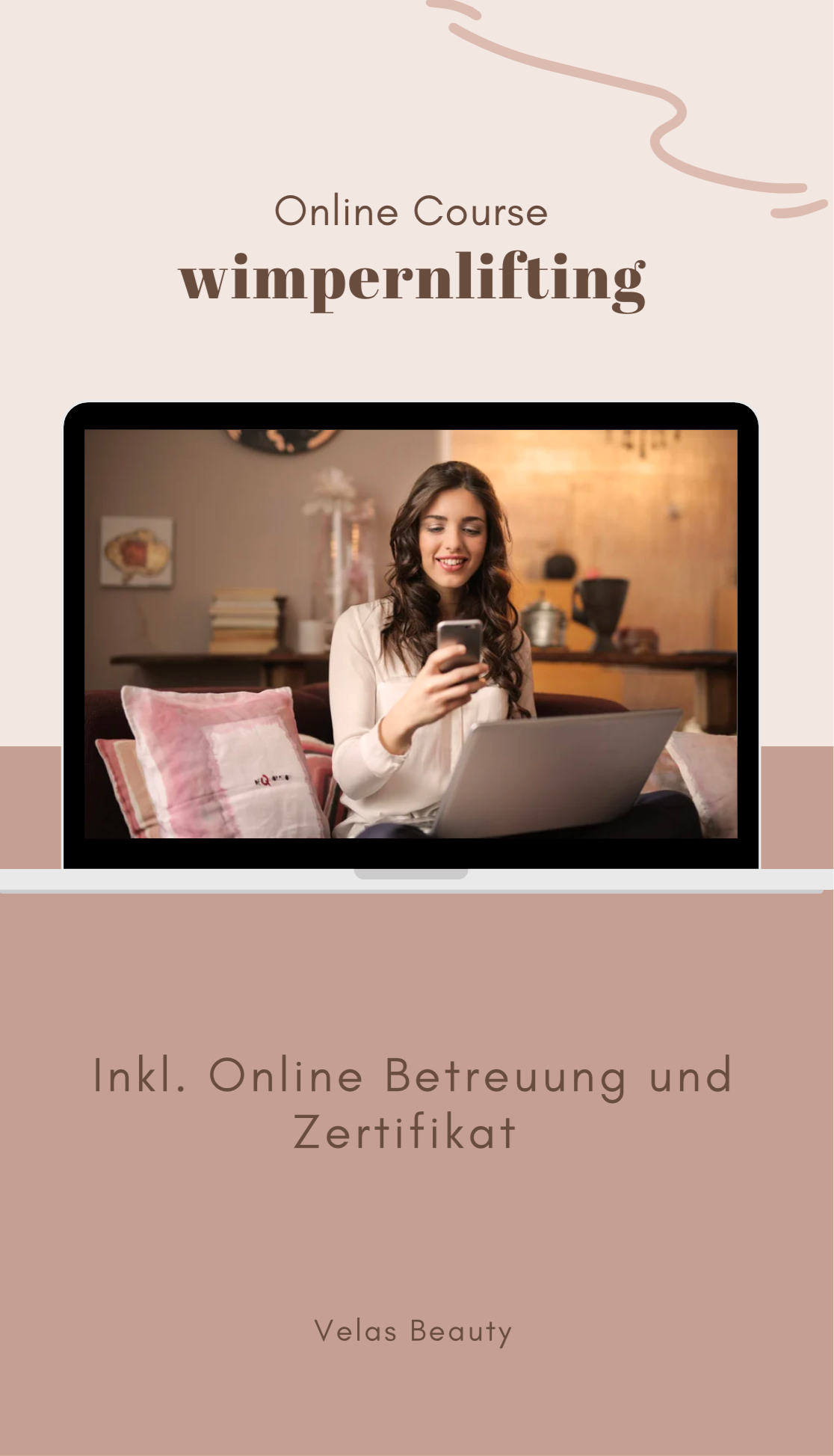 Wimpernlifting online Schulung