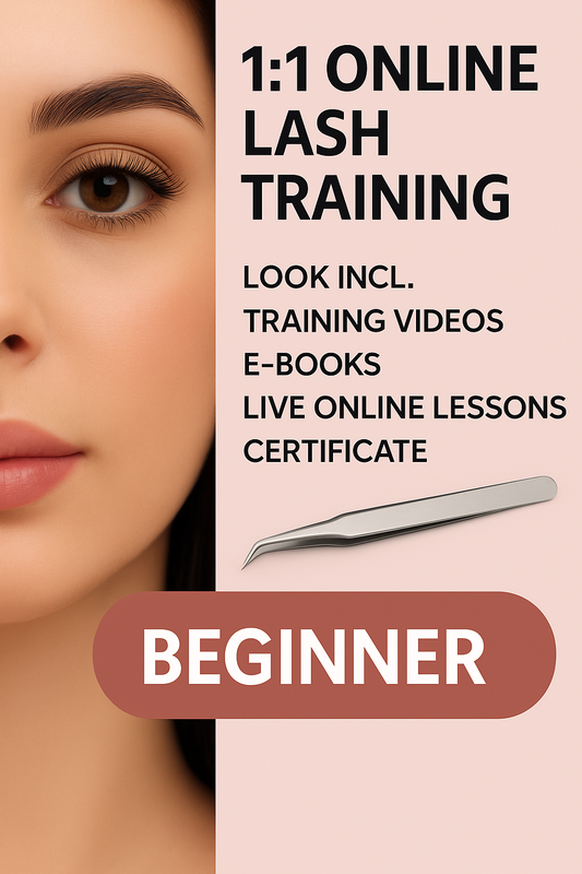 Online Wimpernschulung 1:1 Methode